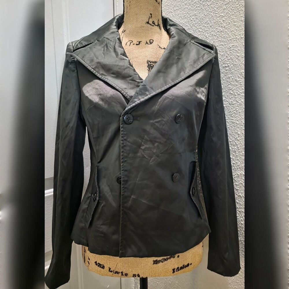 LUXURY Viola Per Donna Dark Green Jacket Coat - Picture 1 of 5